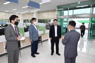회천1동 임시청사 안전기원 고사 의 사진