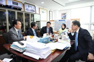 한국전력사장 면담 의 사진