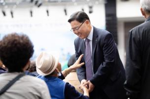 회천농협 조합원과의 대화 사진