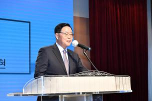 회천농협 조합원과의 대화 의 사진