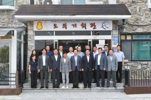 군부대 간담회 의 사진