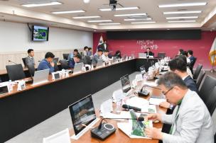 덕계저수지 용역보고회 의 사진