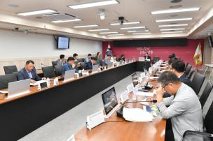 덕계저수지 용역보고회 의 사진