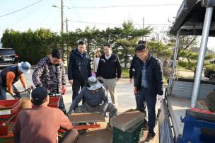 마을별 못자리 설치 사진