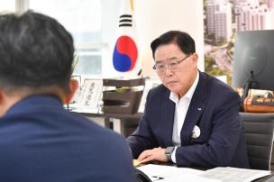 드론봇 페스티벌 소음피해 대책회의 의 사진