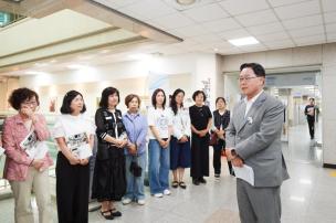 한국미술협회 전시회 방문 사진