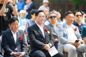 회천3동 주민총회 및 차 없는 도로 행사 의 사진