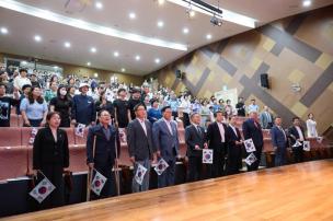 양주시기독교연합회 광복절 연합예배 의 사진