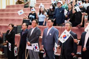 양주시기독교연합회 광복절 연합예배 의 사진