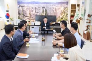 양주시 공무직노동조합 간담회 사진