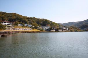 기산저수지 스카이워크 사진