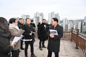 덕계 도시숲 현장 간부회의 의 사진