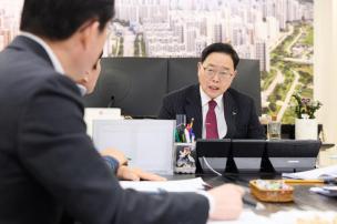 시민과의 소통 건의사항 처리현황 보고회 사진