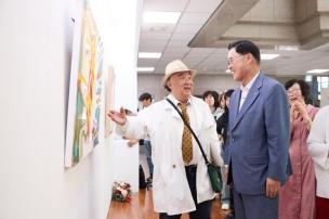 한국미술협회 양주지부 여름을 걷다 사진