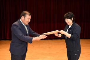 경기도장애인체육대회 광주 출전선수단 해단식 의 사진