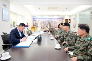 양주시특전사전우회 내방 사진