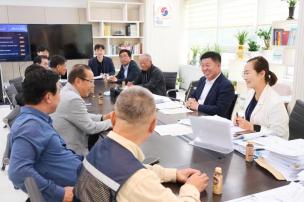 택시업계 관계자 면담 사진
