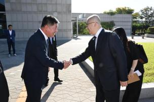 중국 쓰촨성 다저우시 대표단 방문 사진