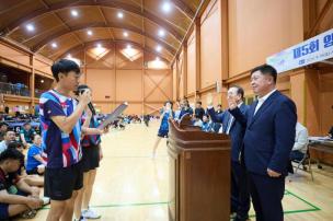 천일홍배 탁구대회 개회식 사진