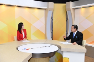  CJ나라방송 인터뷰 사진