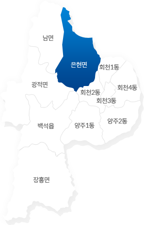 은현면의 지도의위치를 표시한지도입니다.