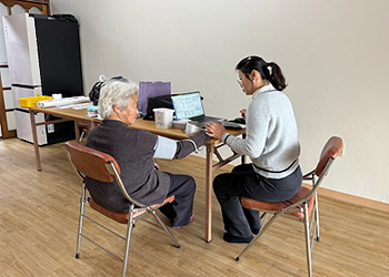 혈압·혈당 및 빈혈 측정 사진