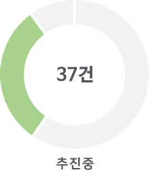 추진중 : 37건