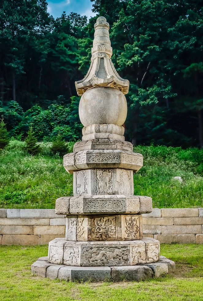 양주 회암사지 사리탑 사진