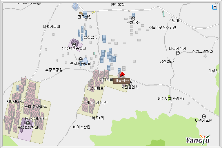 복지1리마을회관 지도